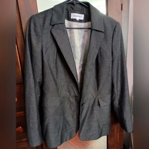 Calvin Klein Women's Gray Blazer_8
